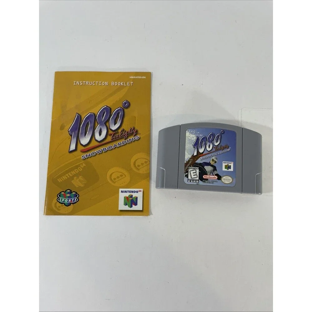 1080 Snowboarding Nintendo 64 N64 Game w/ Manual Tested Authentic